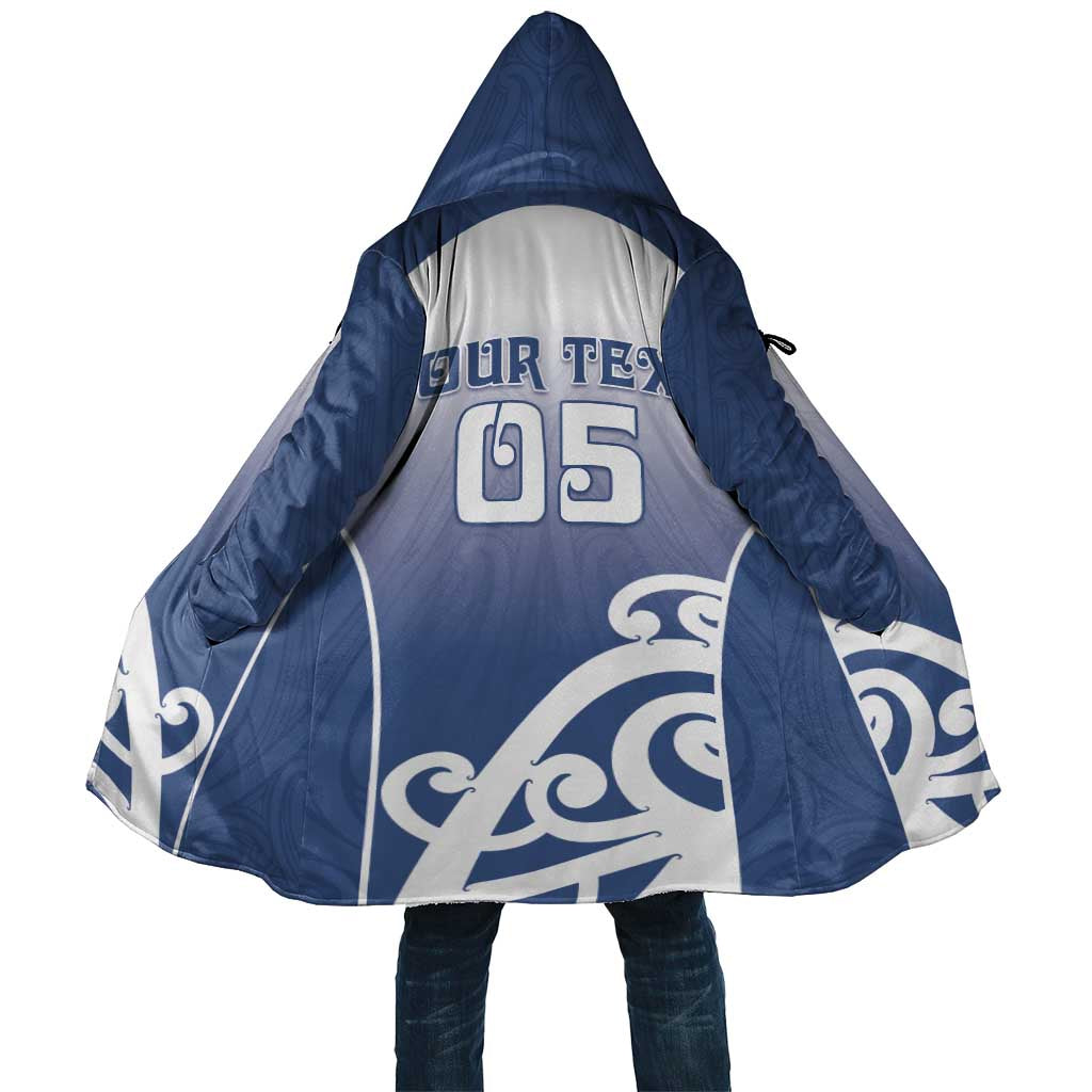 Custom New Zealand Aotea College Cloak Maori Koru Pattern LT05 Unisex Blue - Polynesian Pride