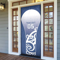Custom New Zealand Aotea College Door Cover Maori Koru Pattern LT05 - Polynesian Pride