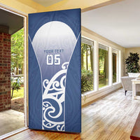 Custom New Zealand Aotea College Door Cover Maori Koru Pattern LT05 - Polynesian Pride