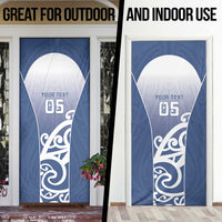 Custom New Zealand Aotea College Door Cover Maori Koru Pattern LT05 - Polynesian Pride