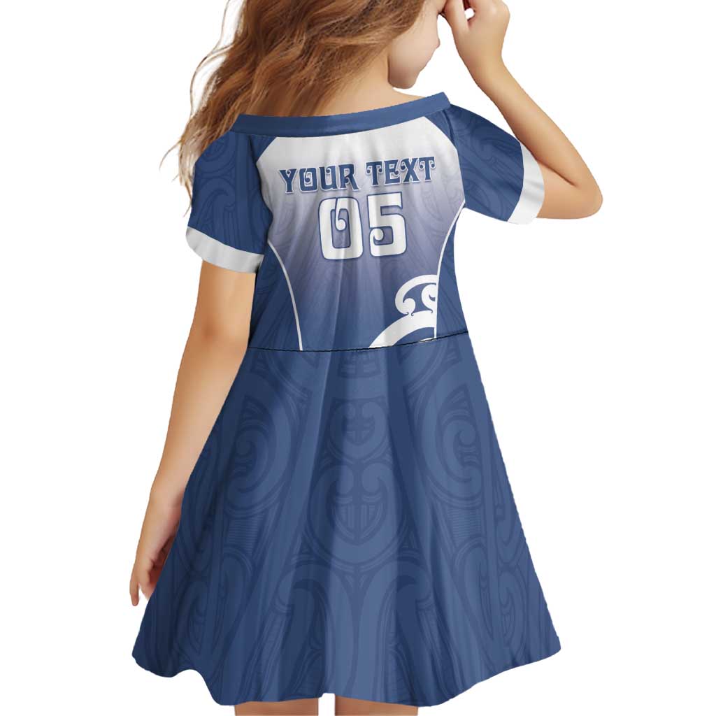 Custom New Zealand Aotea College Family Matching Summer Maxi Dress and Hawaiian Shirt Maori Koru Pattern