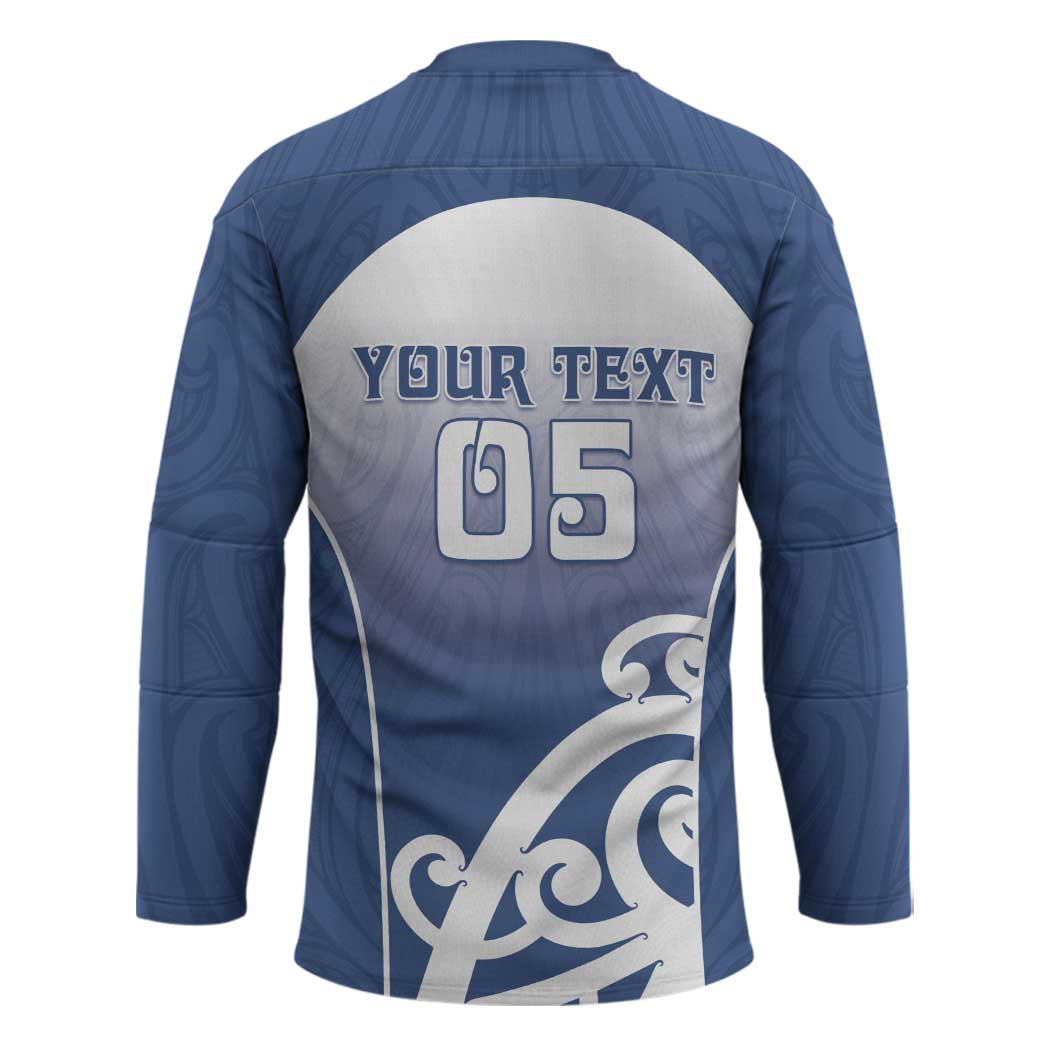 Custom New Zealand Aotea College Hockey Jersey Maori Koru Pattern LT05 - Polynesian Pride