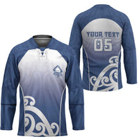 Custom New Zealand Aotea College Hockey Jersey Maori Koru Pattern LT05 - Polynesian Pride
