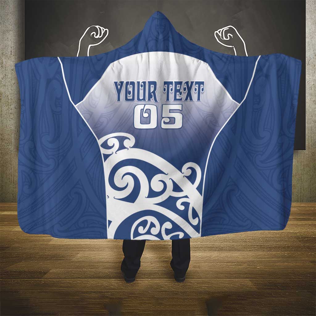 Custom New Zealand Aotea College Hooded Blanket Maori Koru Pattern LT05 - Polynesian Pride