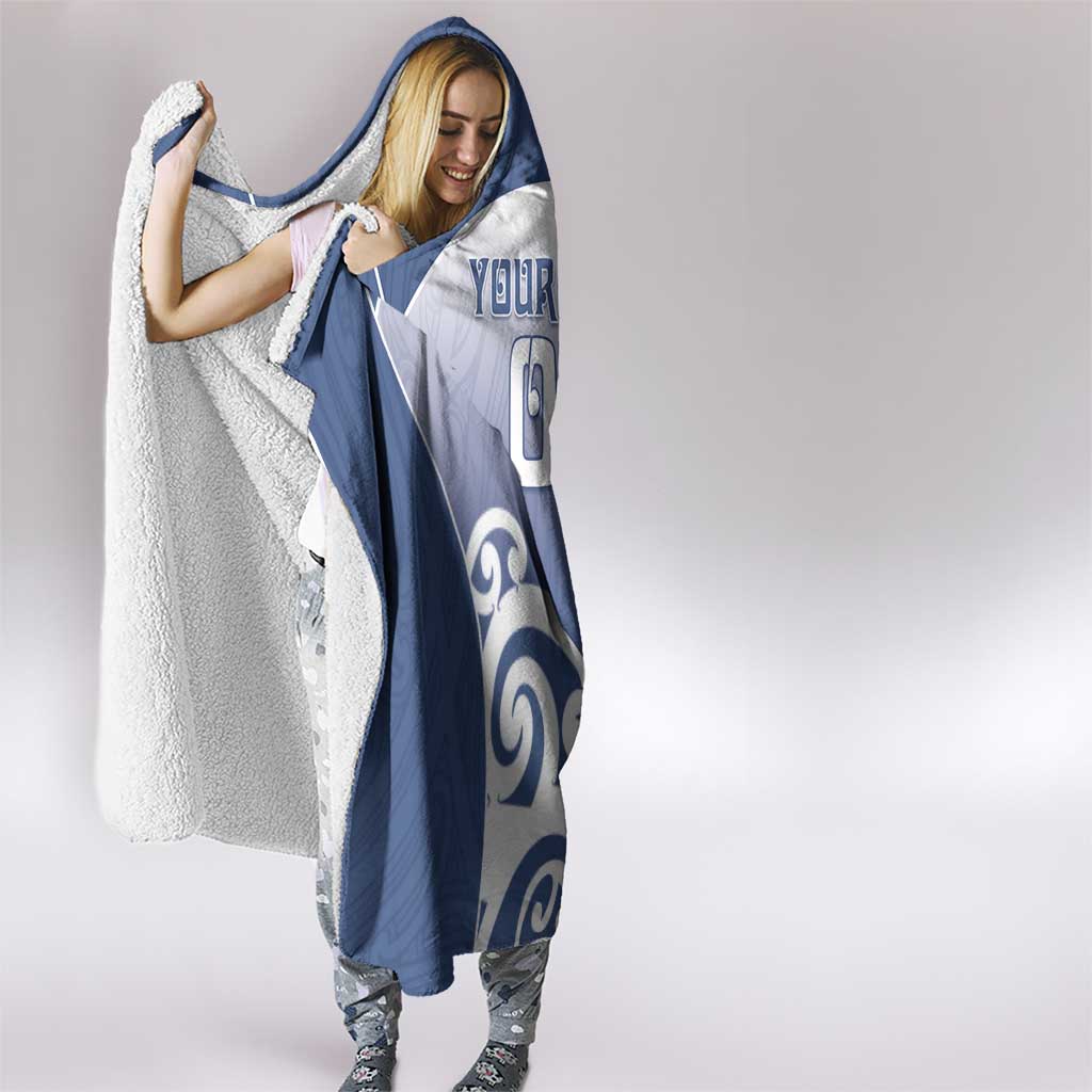 Custom New Zealand Aotea College Hooded Blanket Maori Koru Pattern LT05 - Polynesian Pride