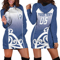 Custom New Zealand Aotea College Hoodie Dress Maori Koru Pattern LT05 - Polynesian Pride