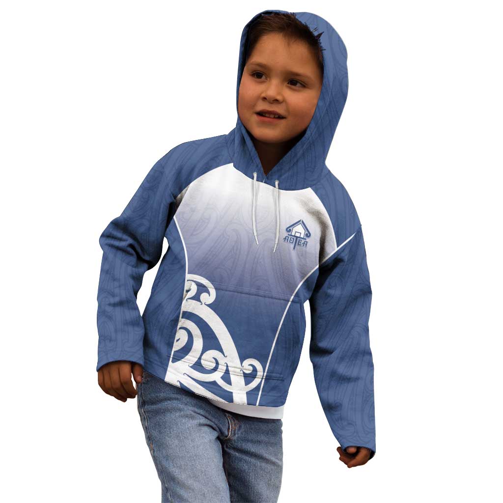 Custom New Zealand Aotea College Kid Hoodie Maori Koru Pattern LT05 - Polynesian Pride