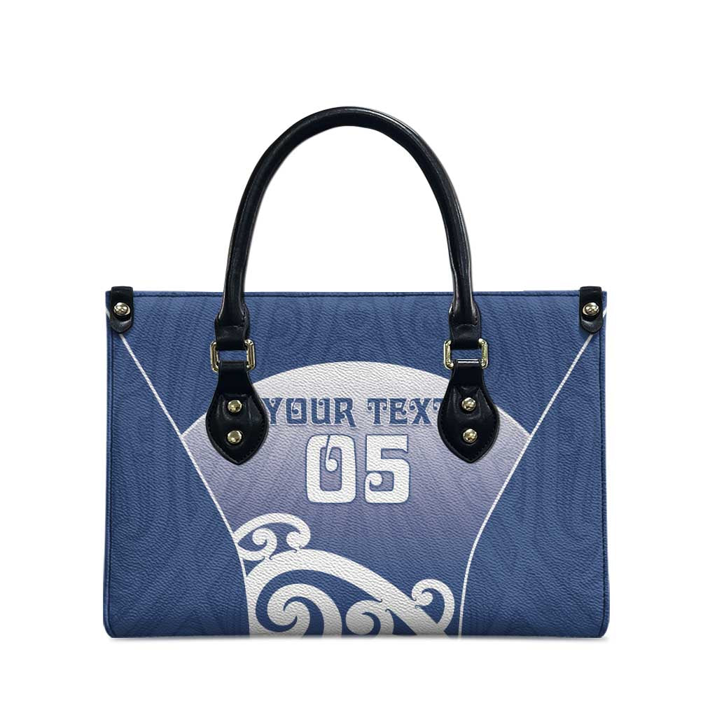 Custom New Zealand Aotea College Leather Bag Maori Koru Pattern LT05 - Polynesian Pride