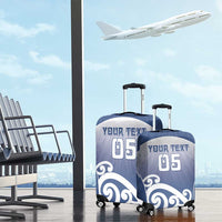 Custom New Zealand Aotea College Luggage Cover Maori Koru Pattern LT05 - Polynesian Pride