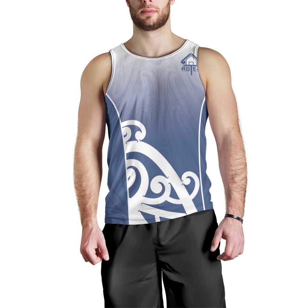Custom New Zealand Aotea College Men Tank Top Maori Koru Pattern LT05 - Polynesian Pride