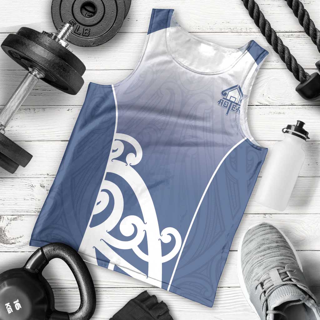 Custom New Zealand Aotea College Men Tank Top Maori Koru Pattern LT05 - Polynesian Pride
