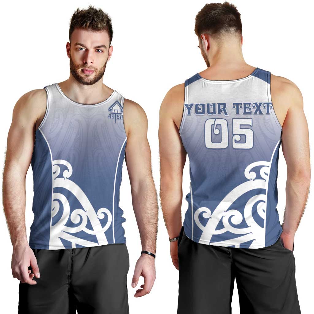 Custom New Zealand Aotea College Men Tank Top Maori Koru Pattern LT05 - Polynesian Pride