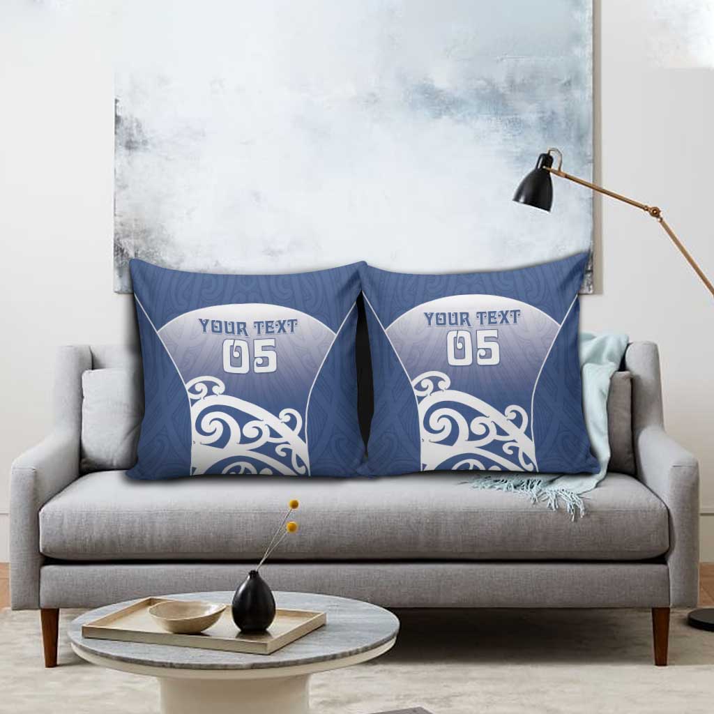 Custom New Zealand Aotea College Pillow Cover Maori Koru Pattern LT05 - Polynesian Pride
