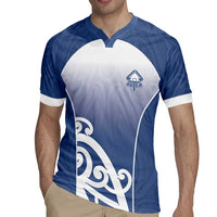 Custom New Zealand Aotea College Rugby Jersey Maori Koru Pattern