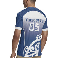 Custom New Zealand Aotea College Rugby Jersey Maori Koru Pattern