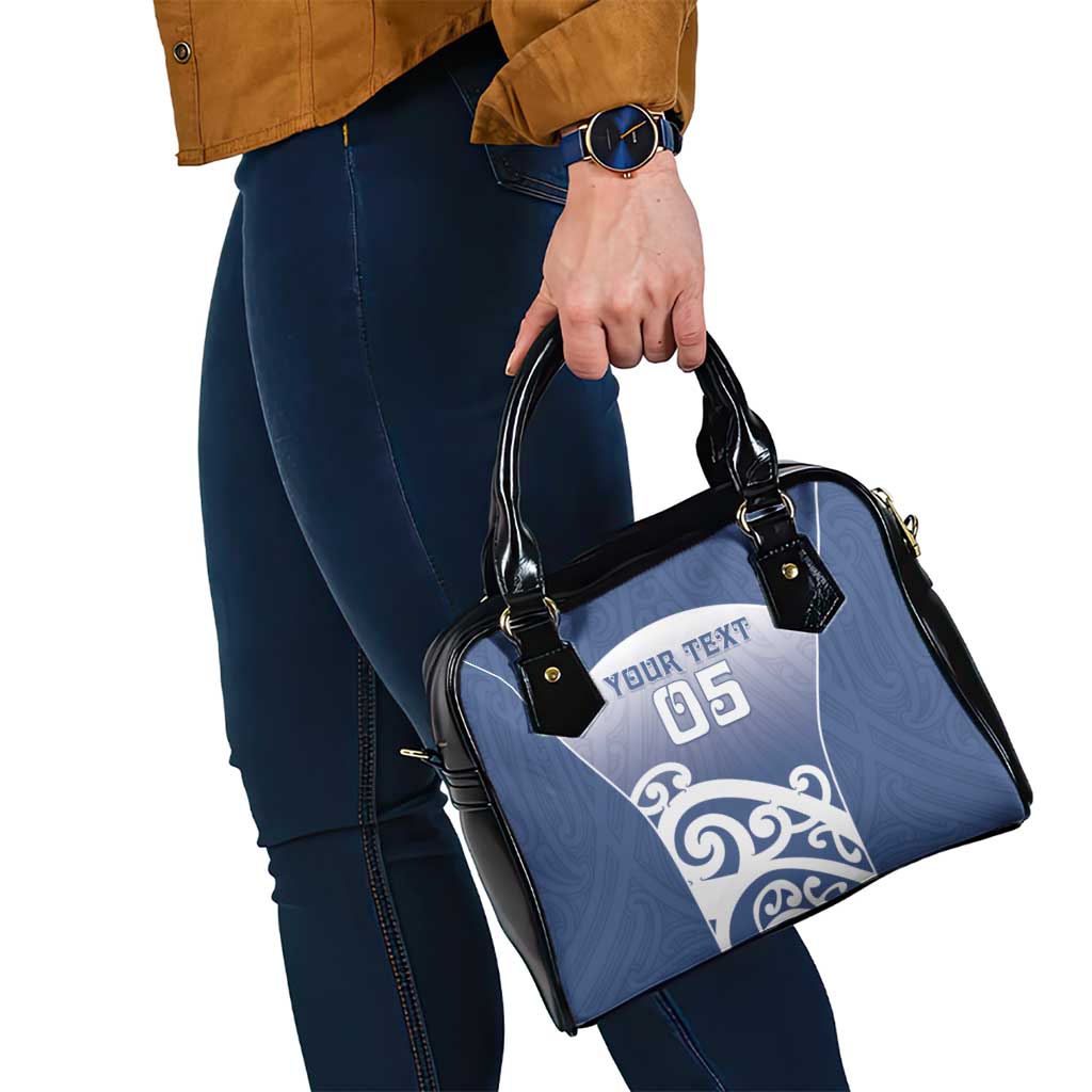 Custom New Zealand Aotea College Shoulder Handbag Maori Koru Pattern LT05 - Polynesian Pride