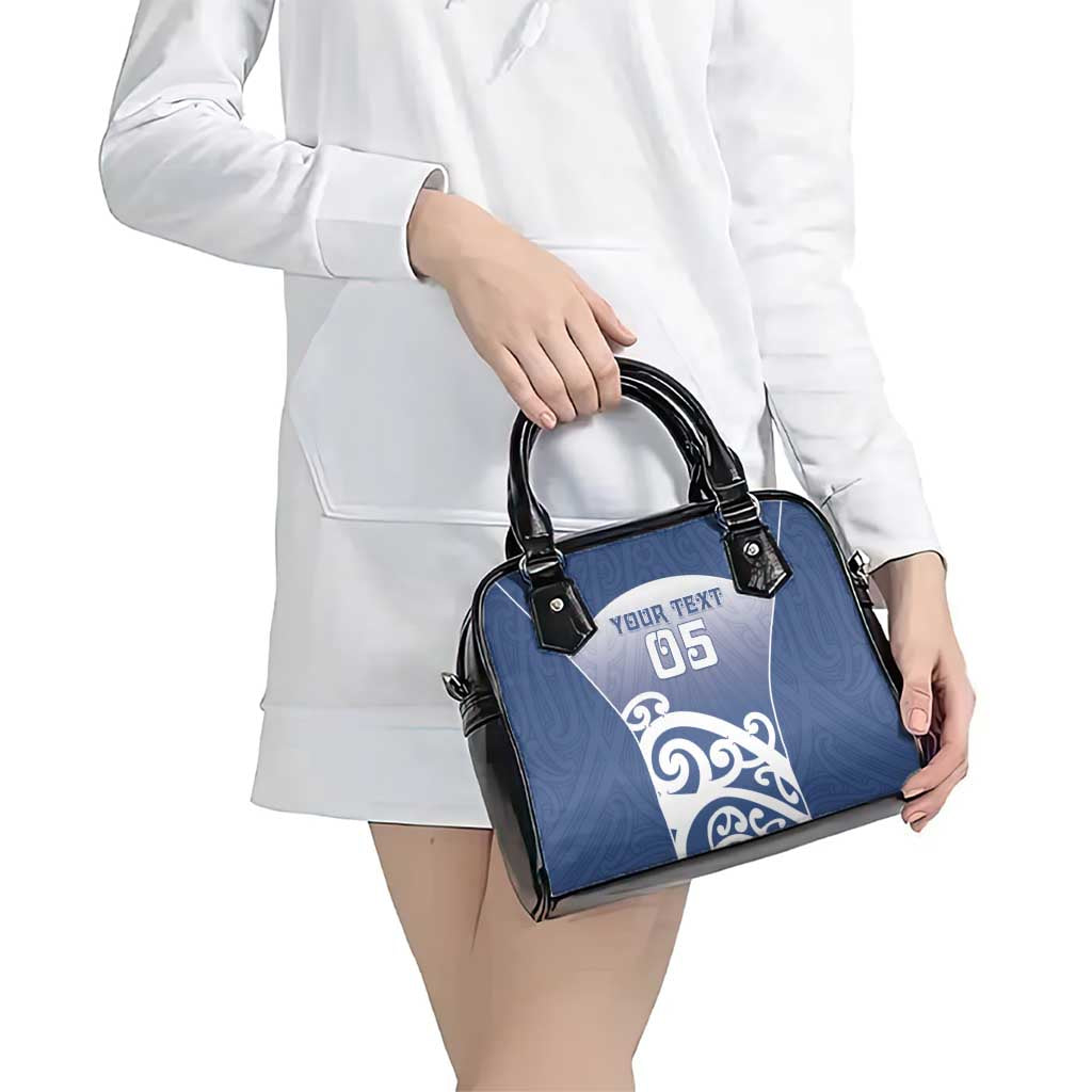 Custom New Zealand Aotea College Shoulder Handbag Maori Koru Pattern LT05 - Polynesian Pride
