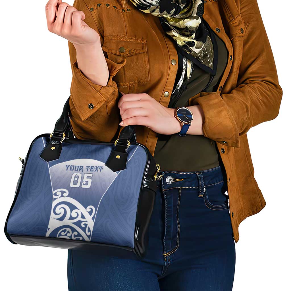 Custom New Zealand Aotea College Shoulder Handbag Maori Koru Pattern LT05 - Polynesian Pride