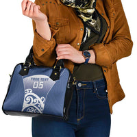 Custom New Zealand Aotea College Shoulder Handbag Maori Koru Pattern LT05 - Polynesian Pride