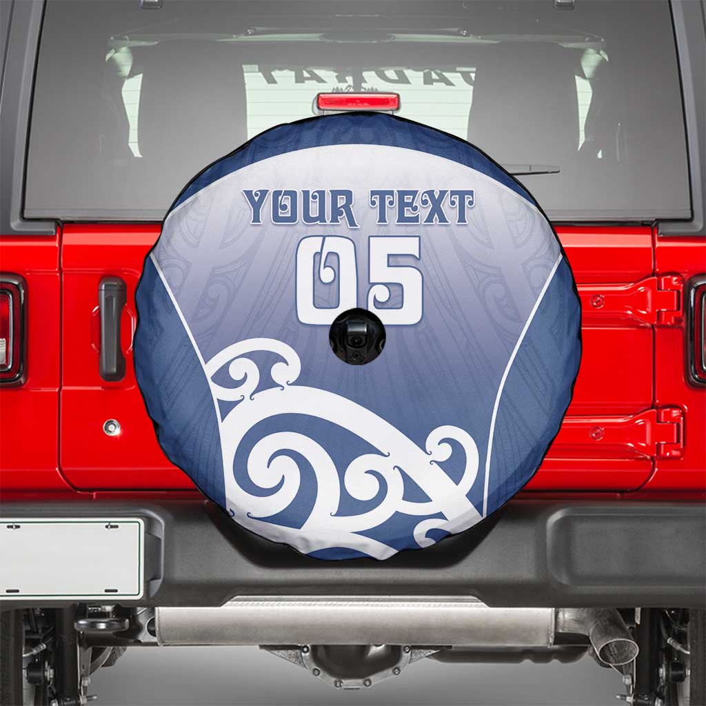Custom New Zealand Aotea College Spare Tire Cover Maori Koru Pattern LT05 - Polynesian Pride