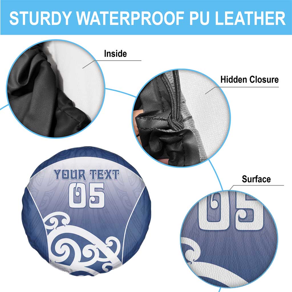 Custom New Zealand Aotea College Spare Tire Cover Maori Koru Pattern LT05 - Polynesian Pride