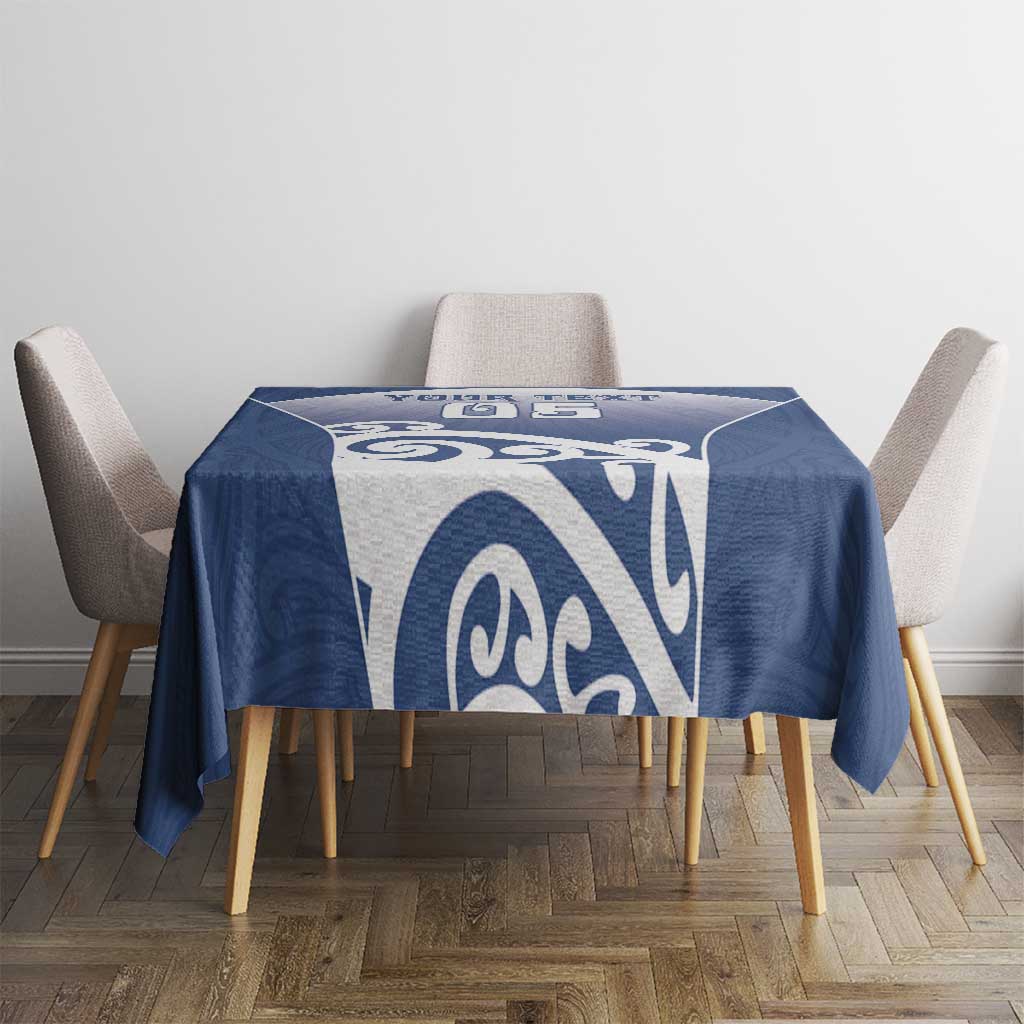 Custom New Zealand Aotea College Tablecloth Maori Koru Pattern LT05 - Polynesian Pride