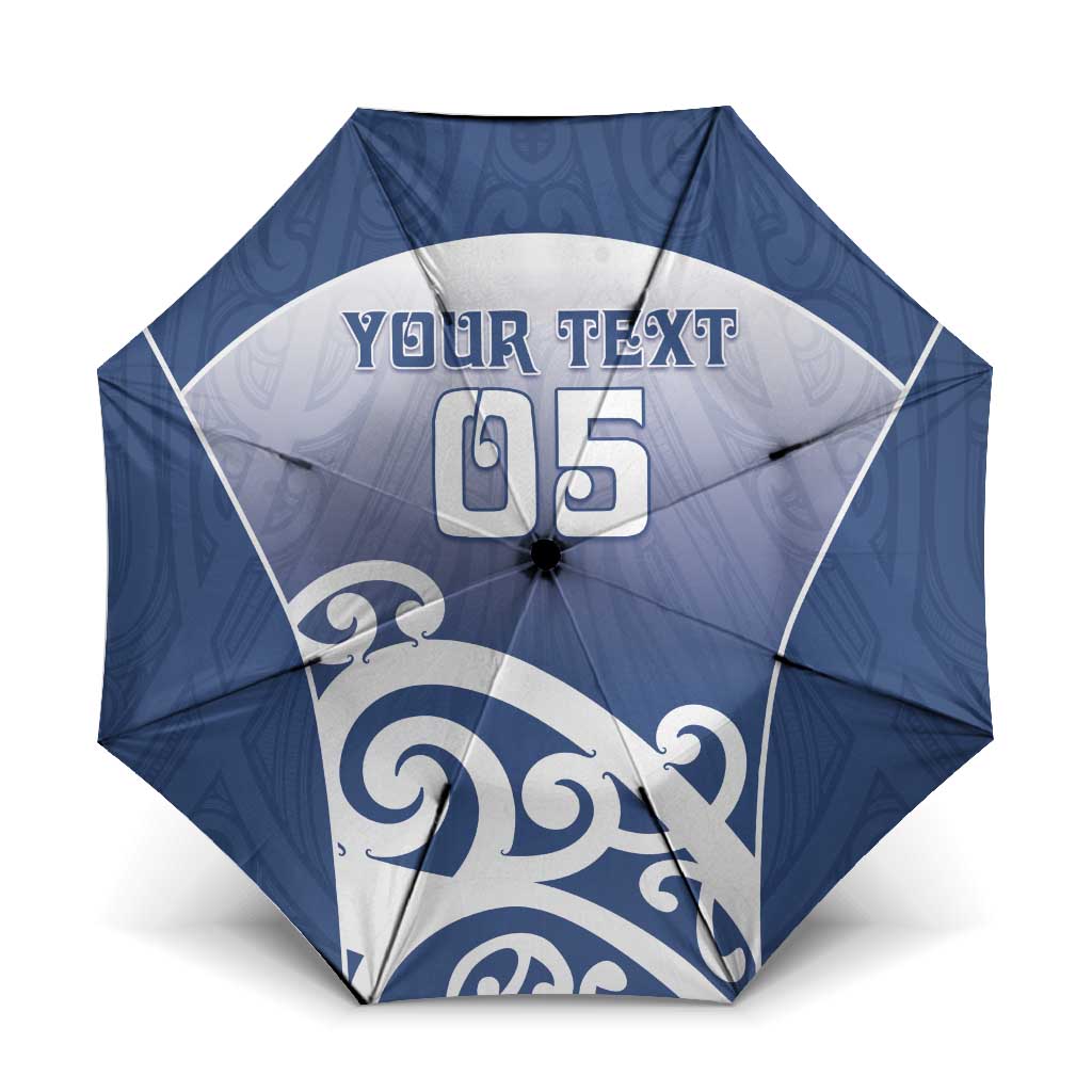 Custom New Zealand Aotea College Umbrella Maori Koru Pattern