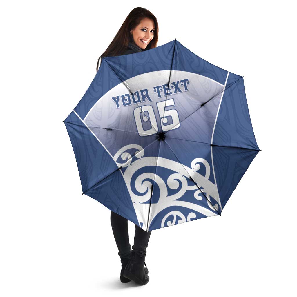 Custom New Zealand Aotea College Umbrella Maori Koru Pattern