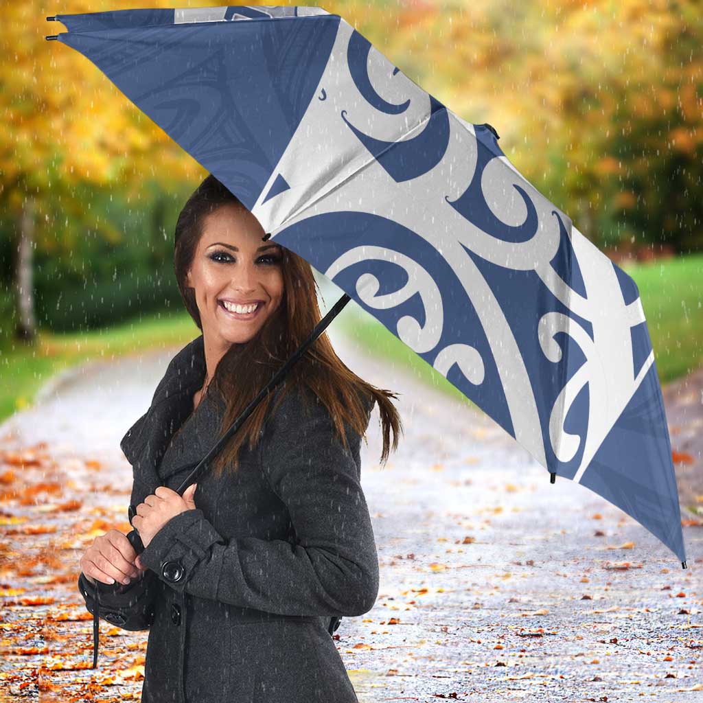 Custom New Zealand Aotea College Umbrella Maori Koru Pattern