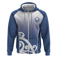 Custom New Zealand Aotea College Zip Hoodie Maori Koru Pattern