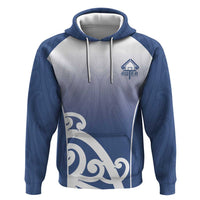 Custom New Zealand Aotea College Zip Hoodie Maori Koru Pattern
