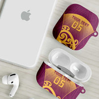 Custom Waiuku College AirPods Case Maori Koru Pattern LT05 - Polynesian Pride