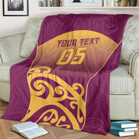 Custom Waiuku College Blanket Maori Koru Pattern LT05 - Polynesian Pride