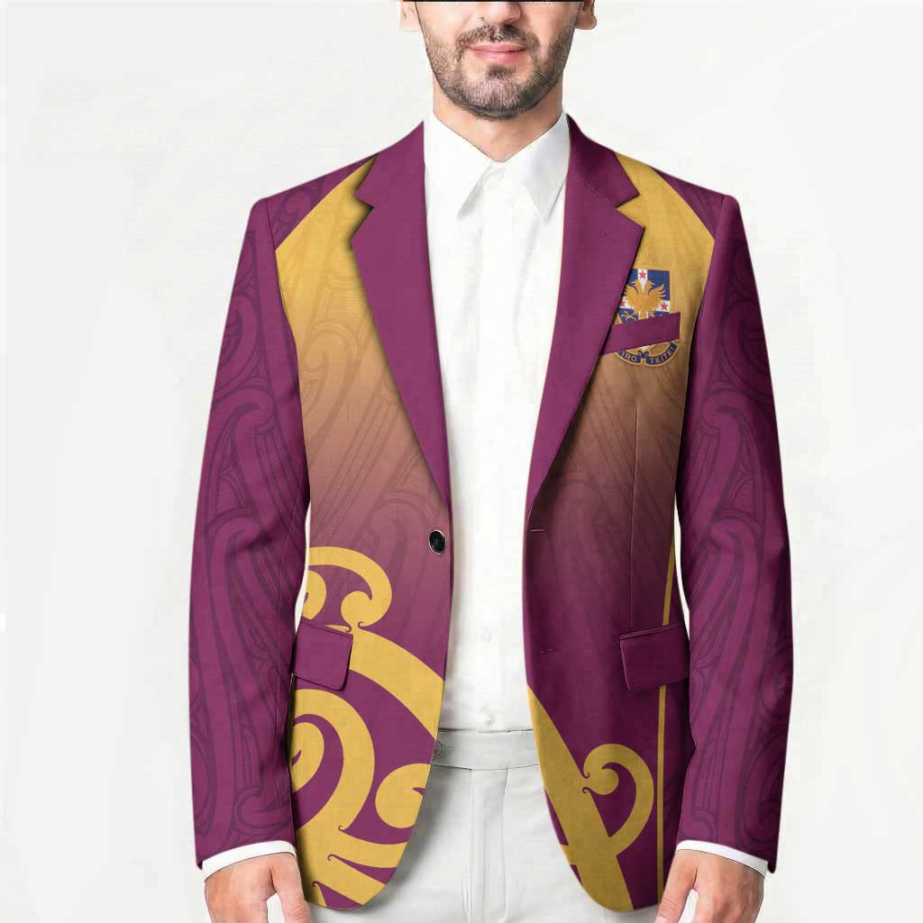 Custom Waiuku College Blazer Maori Koru Pattern LT05 - Polynesian Pride