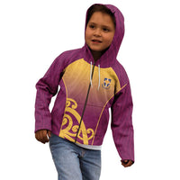 Custom Waiuku College Kid Hoodie Maori Koru Pattern LT05 - Polynesian Pride