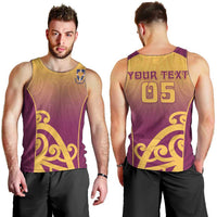Custom Waiuku College Men Tank Top Maori Koru Pattern LT05 - Polynesian Pride