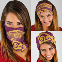 Custom Waiuku College Neck Gaiter Maori Koru Pattern LT05 - Polynesian Pride