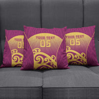 Custom Waiuku College Pillow Cover Maori Koru Pattern LT05 - Polynesian Pride