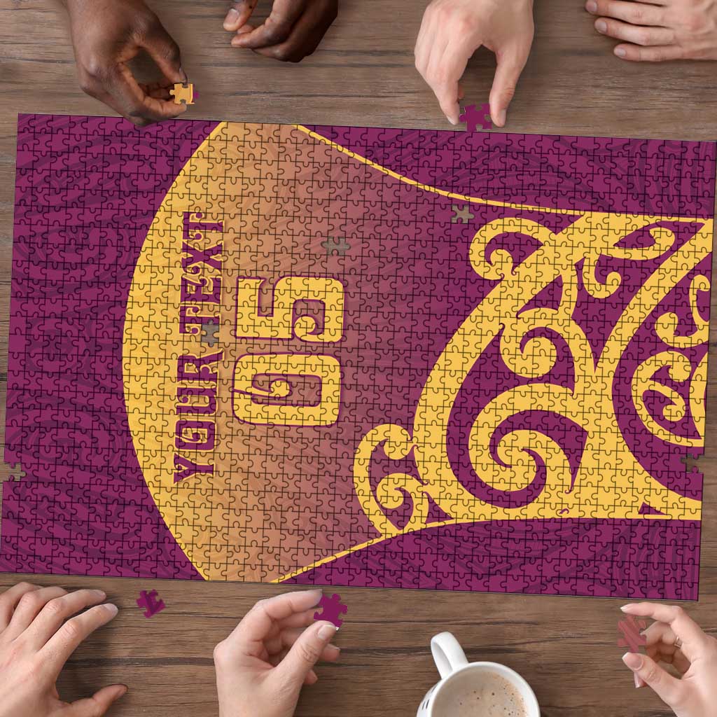 Custom Waiuku College Puzzle Maori Koru Pattern LT05 - Polynesian Pride