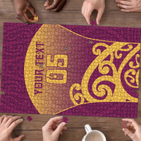 Custom Waiuku College Puzzle Maori Koru Pattern LT05 - Polynesian Pride
