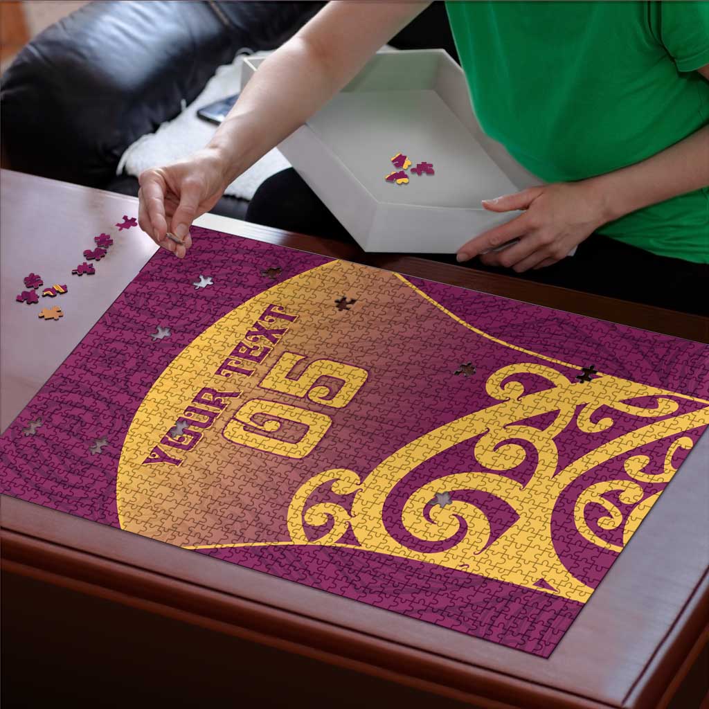 Custom Waiuku College Puzzle Maori Koru Pattern LT05 - Polynesian Pride