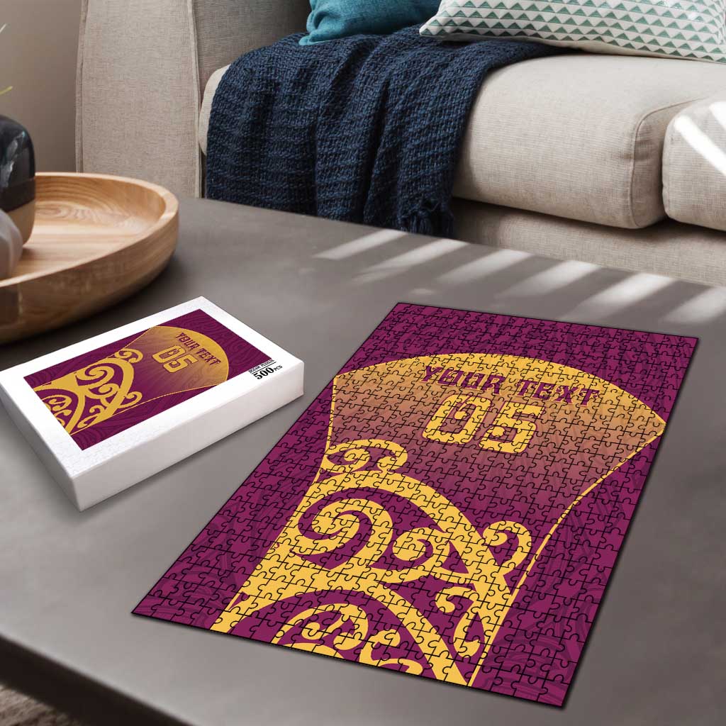 Custom Waiuku College Puzzle Maori Koru Pattern LT05 - Polynesian Pride