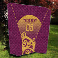 Custom Waiuku College Quilt Maori Koru Pattern LT05 - Polynesian Pride