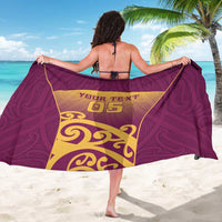 Custom Waiuku College Sarong Maori Koru Pattern LT05 - Polynesian Pride