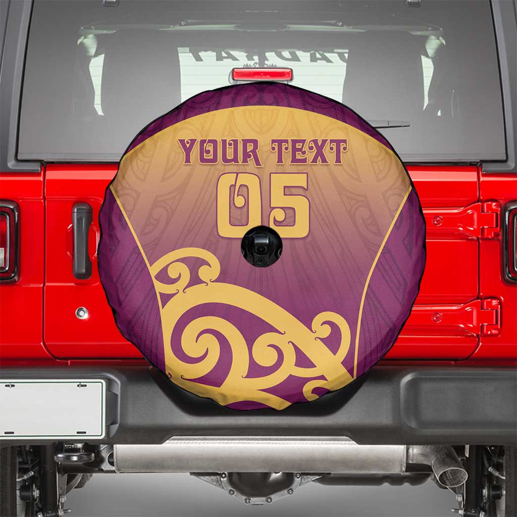 Custom Waiuku College Spare Tire Cover Maori Koru Pattern LT05 - Polynesian Pride