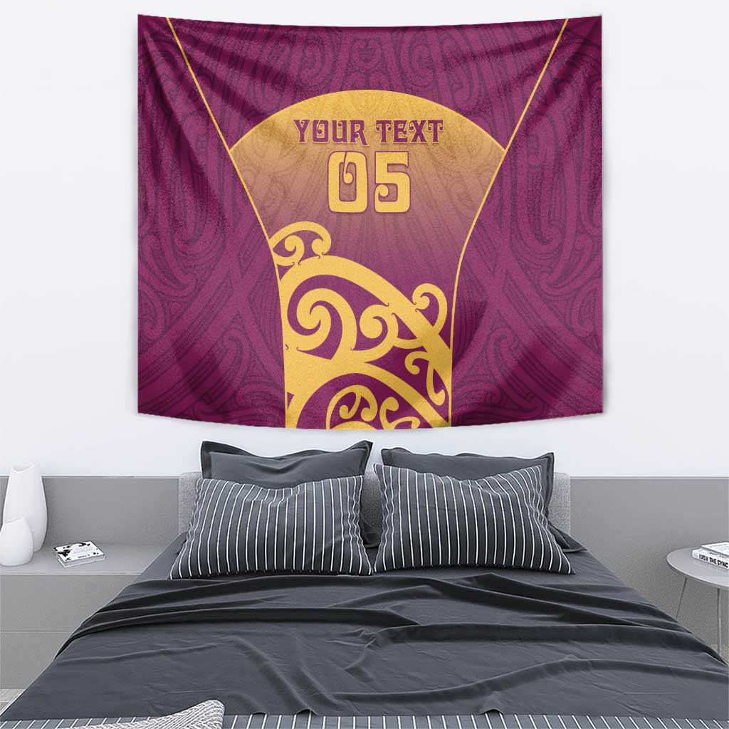 Custom Waiuku College Tapestry Maori Koru Pattern LT05 - Polynesian Pride