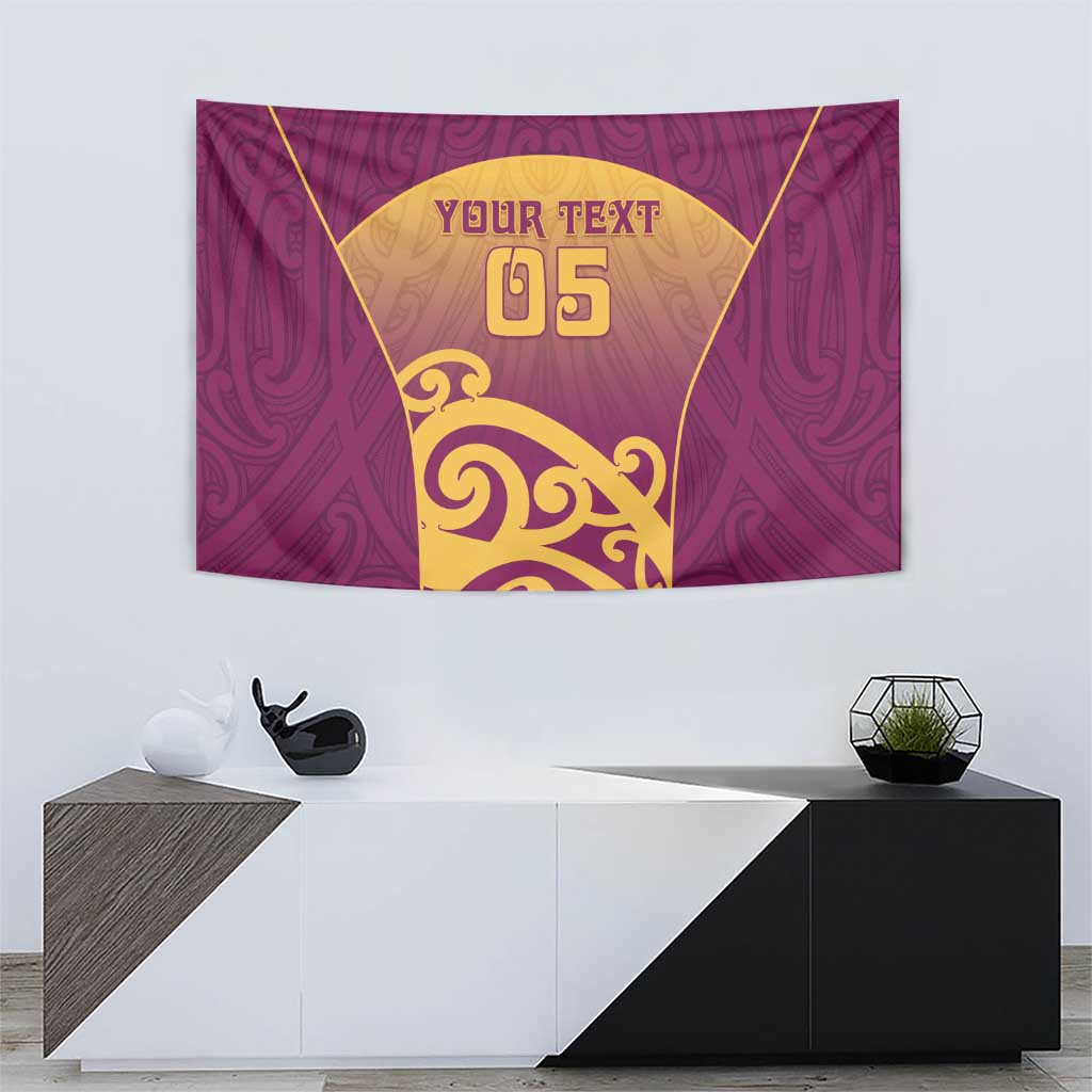 Custom Waiuku College Tapestry Maori Koru Pattern LT05 - Polynesian Pride