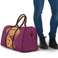 Custom Waiuku College Travel Bag Maori Koru Pattern
