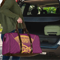 Custom Waiuku College Travel Bag Maori Koru Pattern