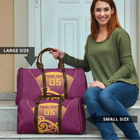 Custom Waiuku College Travel Bag Maori Koru Pattern